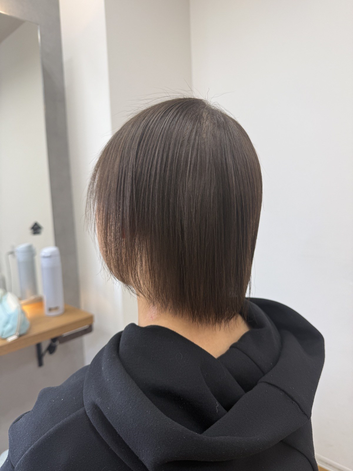 酸性ストレート 施術後 仕上がりの艶髪（After）